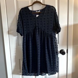 New With Tags Navy Mini Dress